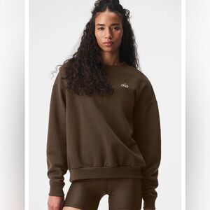 ALO Yoga Brown Sweatshirt